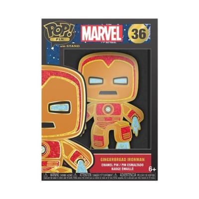 FUNKO Figurine  Pop! Pins - Marvel - Gingerbread Iron Man