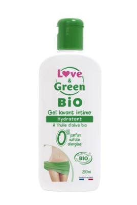 LOVE & GREEN  - Gel lavant intime BIO - hydratant - 200 ml