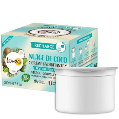LOVEA Recharge Soin Corps Cr&egrave;me Hydratante &Agrave; La Coco  - La Recharge De 200ml