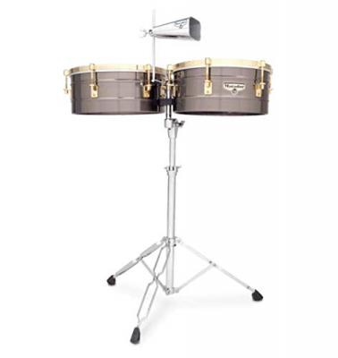 LATIN PERCUSSION LP  M257-BNG Timbale Nickel Bross&eacute;/Ton Or