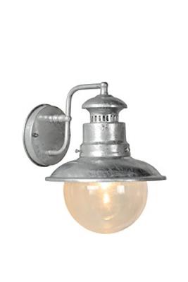LUCIDE  FIGO - Applique Murale Ext&eacute;rieur - &Oslash; 21,3 cm - IP44 - Zinc 06