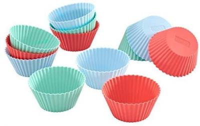 LURCH  Lot de 12 moules a Muffins - Pastel