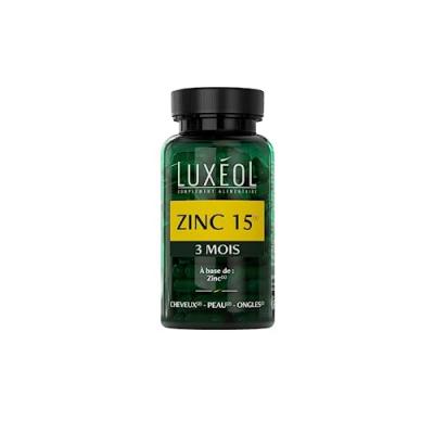 LUXEOL Lux&eacute;ol - Lux&eacute;ol Zinc 15 Compl&eacute;ment alimentaire90 un