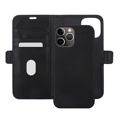 DBRAMANTE1928 Folio 2 en 1 iPhone 14 Pro Lynge en Cuir Noir  - Neuf