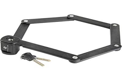M WAVE M-Wave F 875/6, 1 cadenas pliable, noir, taille unique
