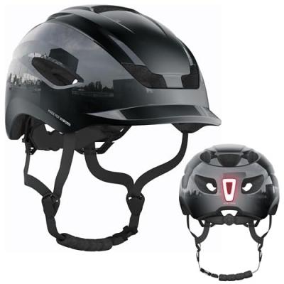 MADE FOR XIAOMI Casque hybrid de protection  pour mobilit&eacute; urbaine Taille L Noir glossy 