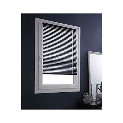 Store V&eacute;nitien Aluminium sans percer - 107 x 150cm-Gris anthracite