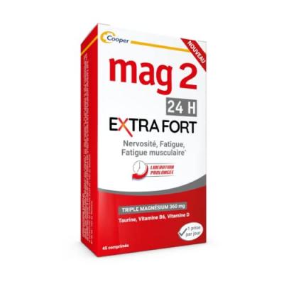 MAG 2  Extra Fort 45 Comprim&eacute;s - Bo&icirc;te 45 comprim&eacute;s