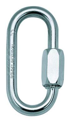 PETZL  Mousqueton escalade Maillon N&deg;5 Normal Acier Gris Unique