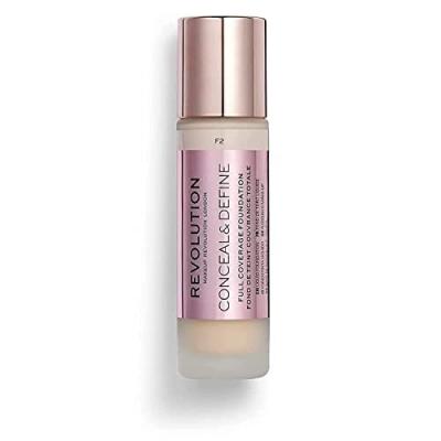 MAKEUP REVOLUTION  Conceal & Define Foundation (Various Shades) - F2