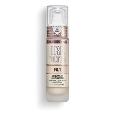 REVOLUTION BEAUTY LONDON Makeup Revolution, Irl Filter, Longwear, Fond de Teint, F0.1, 23ml