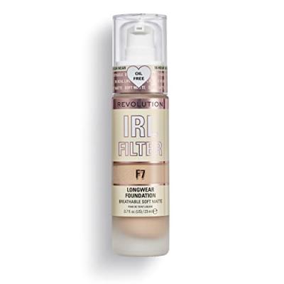 DECOUVRIR MAKEUP REVOLUTION Makeup Revolution, Irl Filter, Longwear, Fond de Teint, F7, 23ml