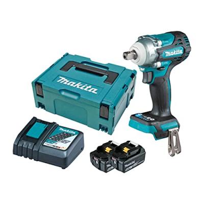 MAKITA Boulonneuse &agrave; chocs 18 v li-ion 5 ah 330 nm  - dtw301rtj