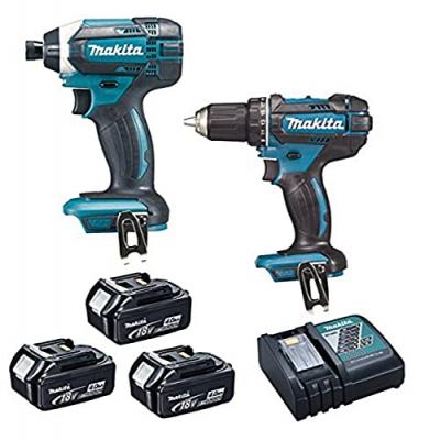 MAKITA Pack 2 outils  DLX2127MJ1 (DDF482 + DTD152) 18 V Li-Ion (3 x 4 Ah)