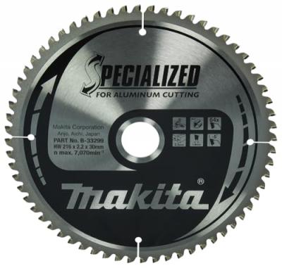 MAKITA  - B-33299 Disque hm 216/30/64D Aluminium sp&eacute;cial