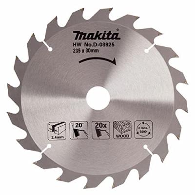 MAKITA  D-03925 Disque pour coupe rapide de bois HM 235 mm 20 dents