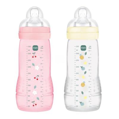 MAM  Easy Active - Biberon 2&egrave;me &acirc;ge 330ml berry x2