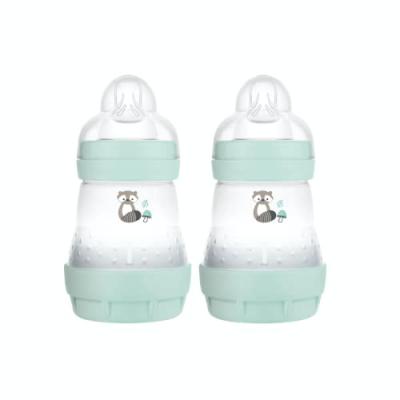 MAM Biberon Anti-colique 160mL Bleu et blanc lot de 2