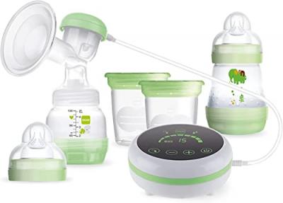 MAM Tire-lait  2 en 1 &eacute;lectrique et manuel vert