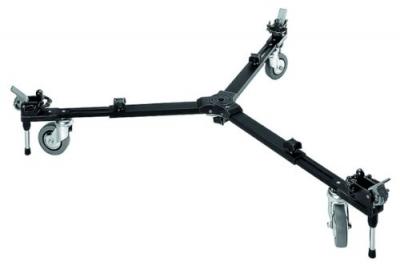 MANFROTTO  127VS Chariot Dolly Variable en aluminium Noir