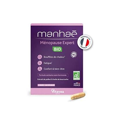 MANHAE Vitavea Manha&eacute; M&eacute;nopause Expert Bio - Bo&icirc;te 60 g&eacute;lules