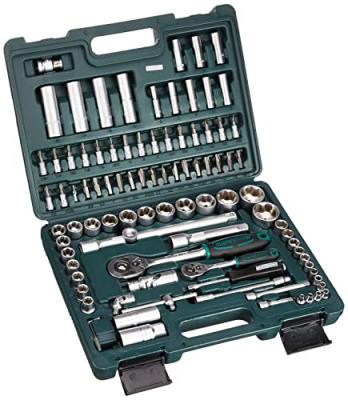 BRUDER MANNESMANN BR&Uuml;DER MANNESMANN Jeu de douilles 1/4' + 1/2', 94 pi&egrave;ces