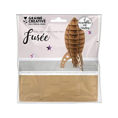 GRAINE CR MAQUETTE FUSEE CARTON 150x150mm