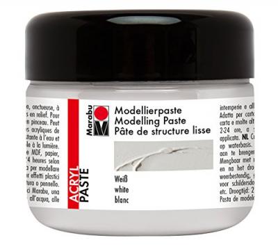 MARABU  122725070&nbsp;&ndash;&nbsp;P&acirc;te &agrave; Modeler, 225&nbsp;ML Blanc