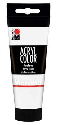 MARABU  couleur acrylique acrylcolor, blanc, 100 ml 120150070