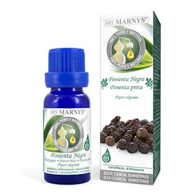 MARNYS  Huile essentielle de poivre noire 100% pur chimiotyp&eacute; 15 ml