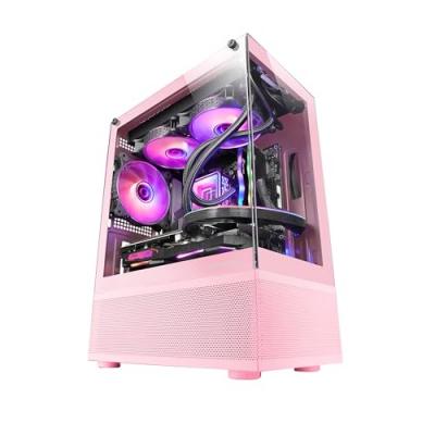 MARS GAMING  MC-SE Micro-ATX Tour Verre Tremp&eacute; USB 3.0 Rose