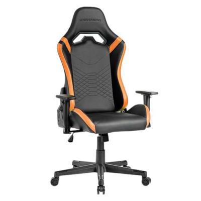 MARS GAMING Chaise Gaming Leather PU MGC-PRO, Accoudoirs 2D, Dossier Inclinable, Orange 