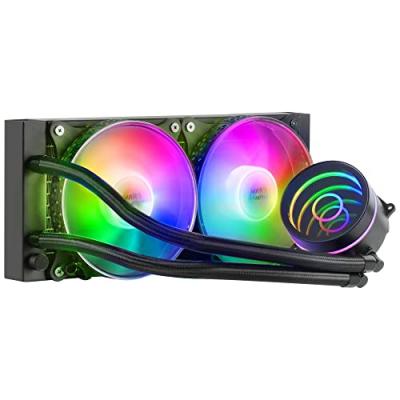 MARS GAMING R&eacute;frig&eacute;ration Liquide CPU ML-ONE240 Noir TDP 400W 2 Ventilateurs FRGB