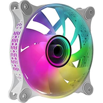 MARS GAMING Ventilateur boitier mf-3d rgb - 12cm (blanc) 8435693102823