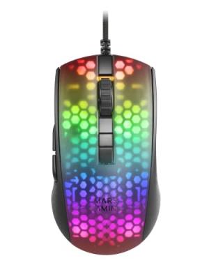 MARS GAMING Souris  MMR Filaire Jeu 6 Boutons Ultra-L&eacute;ger Noir