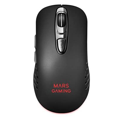 MARS GAMING Souris Sans Fil  MMW2 Noir 3200DPI Soft-touch