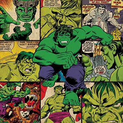 MARVEL COMICS Pyramid International  - Canvas 40X40 '38mm' - Hulk Squa