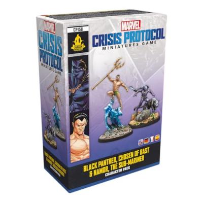 ASMODEE B.Panther, Chosen Bast Namor, Submariner (Ext. Marvel Crisis Protocol) 