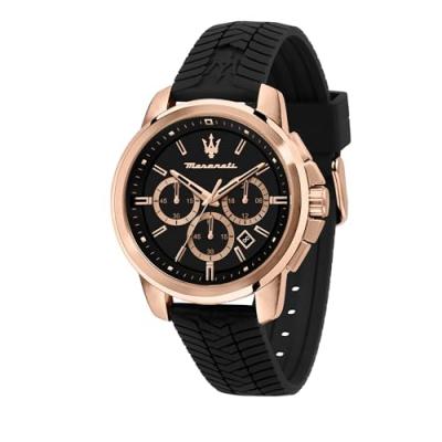 MASERATI Montre Homme  En Acier Noir
