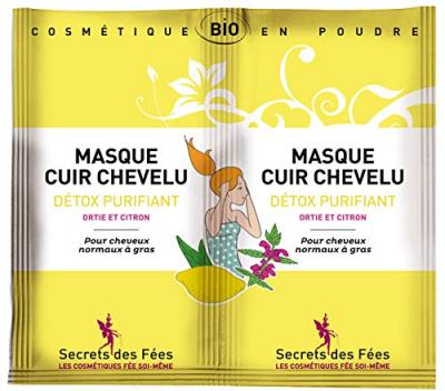 ECO CONSEILS Secrets des F&eacute;es Masque Cuir Chevelu D&eacute;tox Purifiant Bio 2 x 8 g