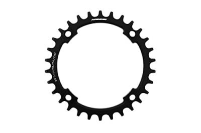 MASSI  34T Narrow-Wide Comp Shimano Assiettes, Noir, Taille Unique