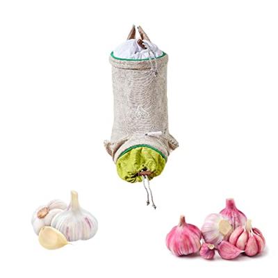 MASTRAD  - Sac de conservation &agrave; l&eacute;gumes :AIL,en coton *
