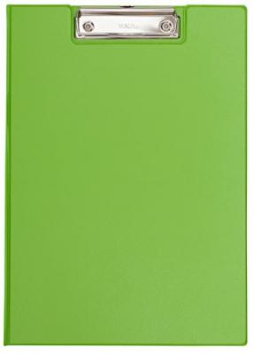 MAUL  Porte-bloc &agrave; pince, plastifi&eacute;, A4, vert clair - Lot de 4