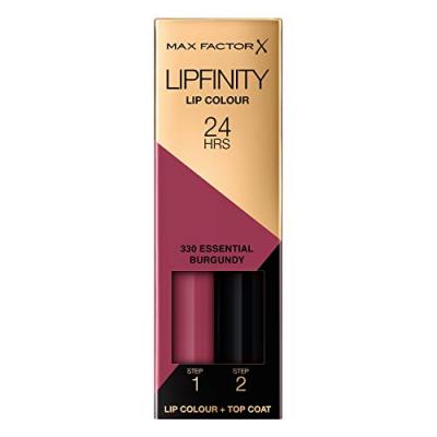 MAX FACTOR  Lipfinity Lip Color 330 Essential Burgundy 330