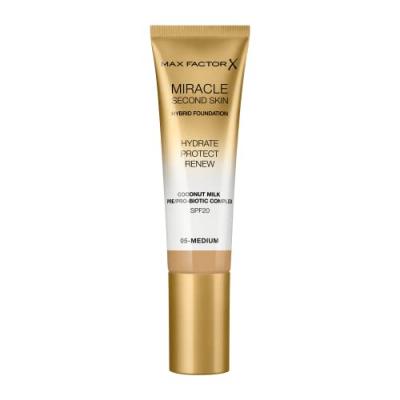 MAX FACTOR  Miracle Touch Second Skin 30ml (Various Shades) - Medium