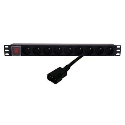 MCL SAMAR MCL R&eacute;glette &eacute;lectrique rackable - 9 prises avec terre 16 A c&acirc;ble C14