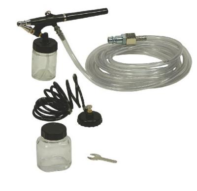 MECAFER  &ndash; Kit a&eacute;rographe + tuyau (buse &oslash; 0,4 mm)