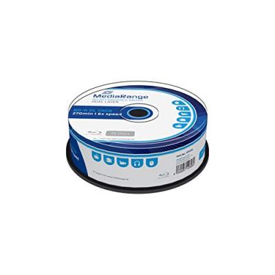 MEDIARANGE  BD-R Double Layer 50 Go Vitesse d'&eacute;criture 6 Fois 6 Fois