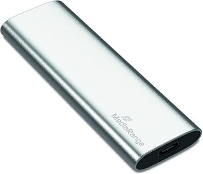 MEDIARANGE Disque externe SSD 120GO MR1100  type C argent