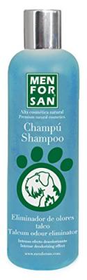 MEN FOR SAN Shampooing &Eacute;liminateur d'odeurs Naturel Talc 300 ml 